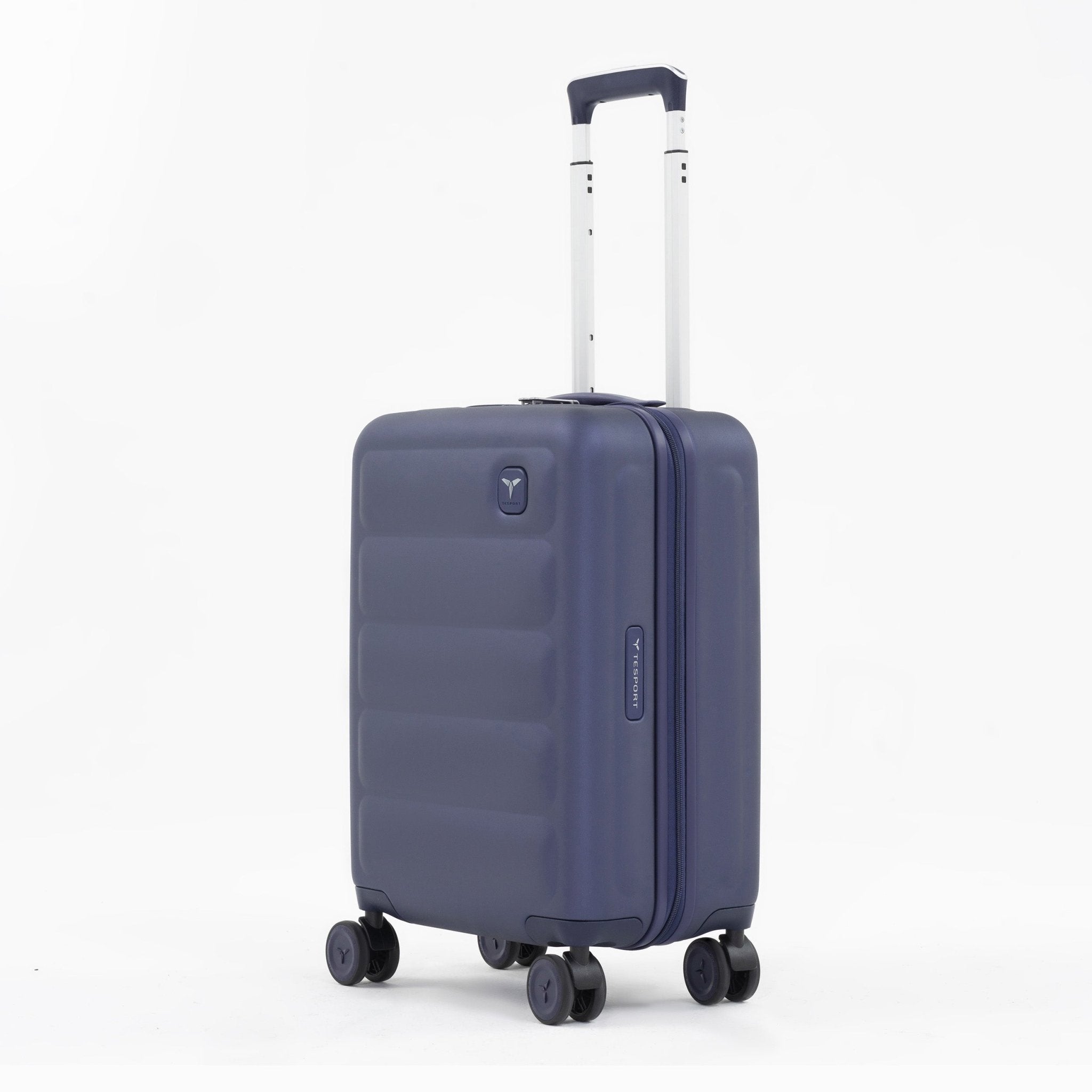 Tesport Cloud International Carry-On in Navy angled view