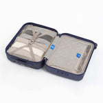 Tesport Cloud International Carry-On in Navy interior storage