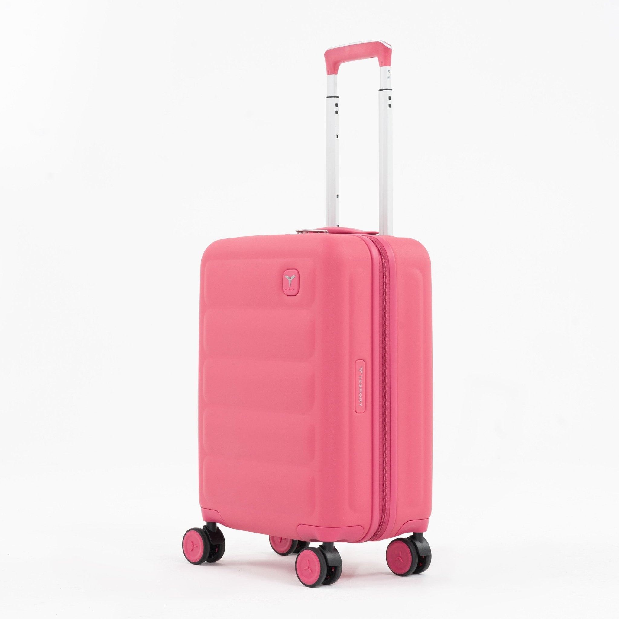 Tesport Cloud International Carry-On in Pink angled view