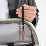 Tesport Cloud Large Backpack in Apple Green key holder