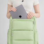 Tesport Cloud Large Backpack in Apple Green laptop storage