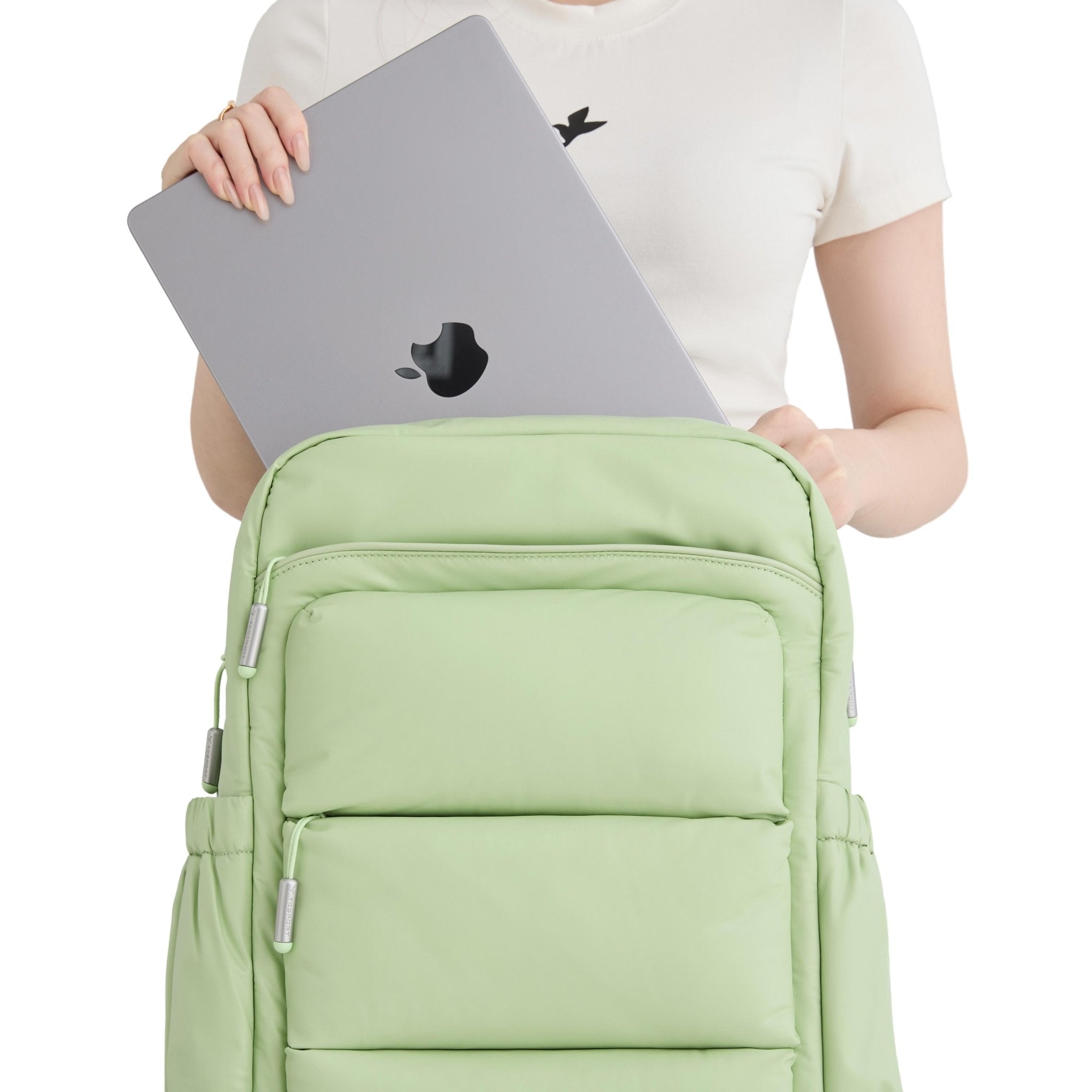 apple laptop backpacks Tesport Cloud Large Backpack in Apple Green – Tesport Travel