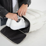 Tesport Cloud Large Backpack in White shoe storage
