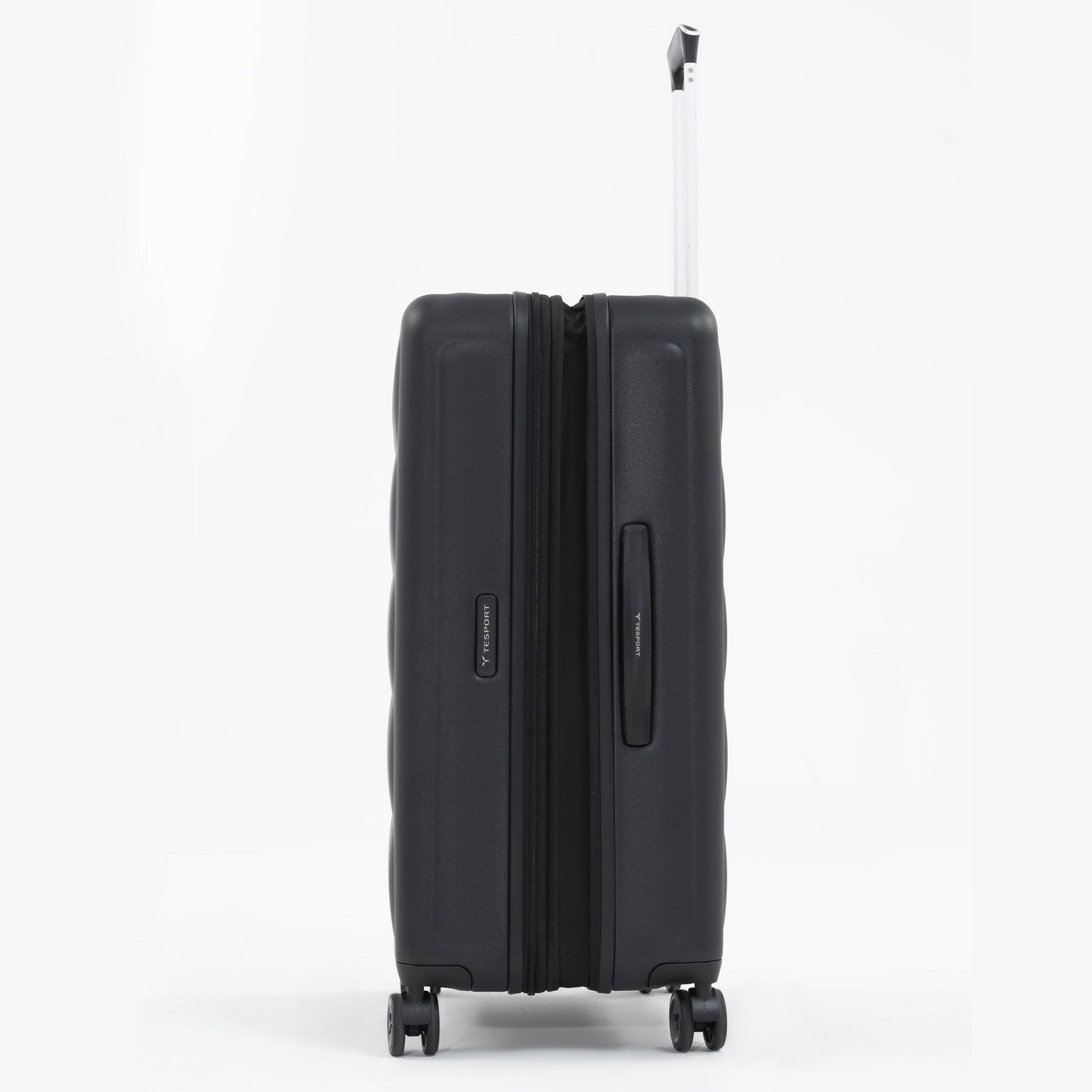 Tesport Cloud Large Check-In In Black side flex view