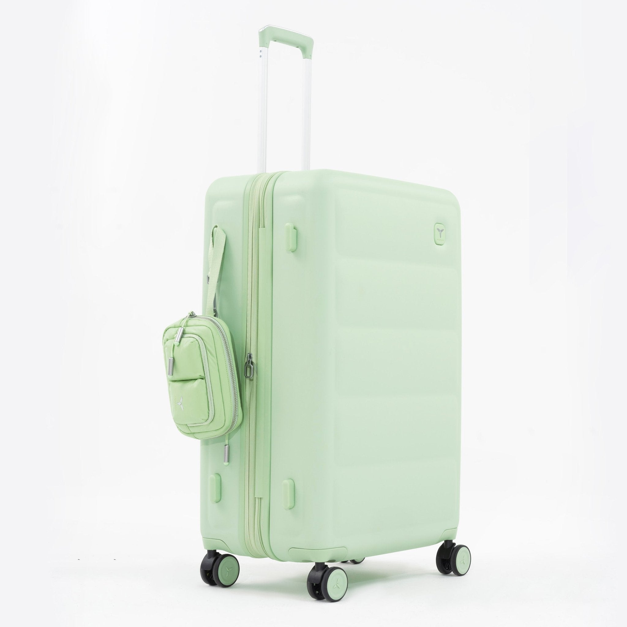 Tesport Cloud Large Check-In In Apple Green with accessories