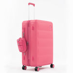 Tesport Cloud Large Check-In In Pink with accessories