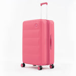 Tesport Cloud Large Check-In In Pink angled view