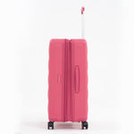 Tesport Cloud Large Check-In In Pink side flex view