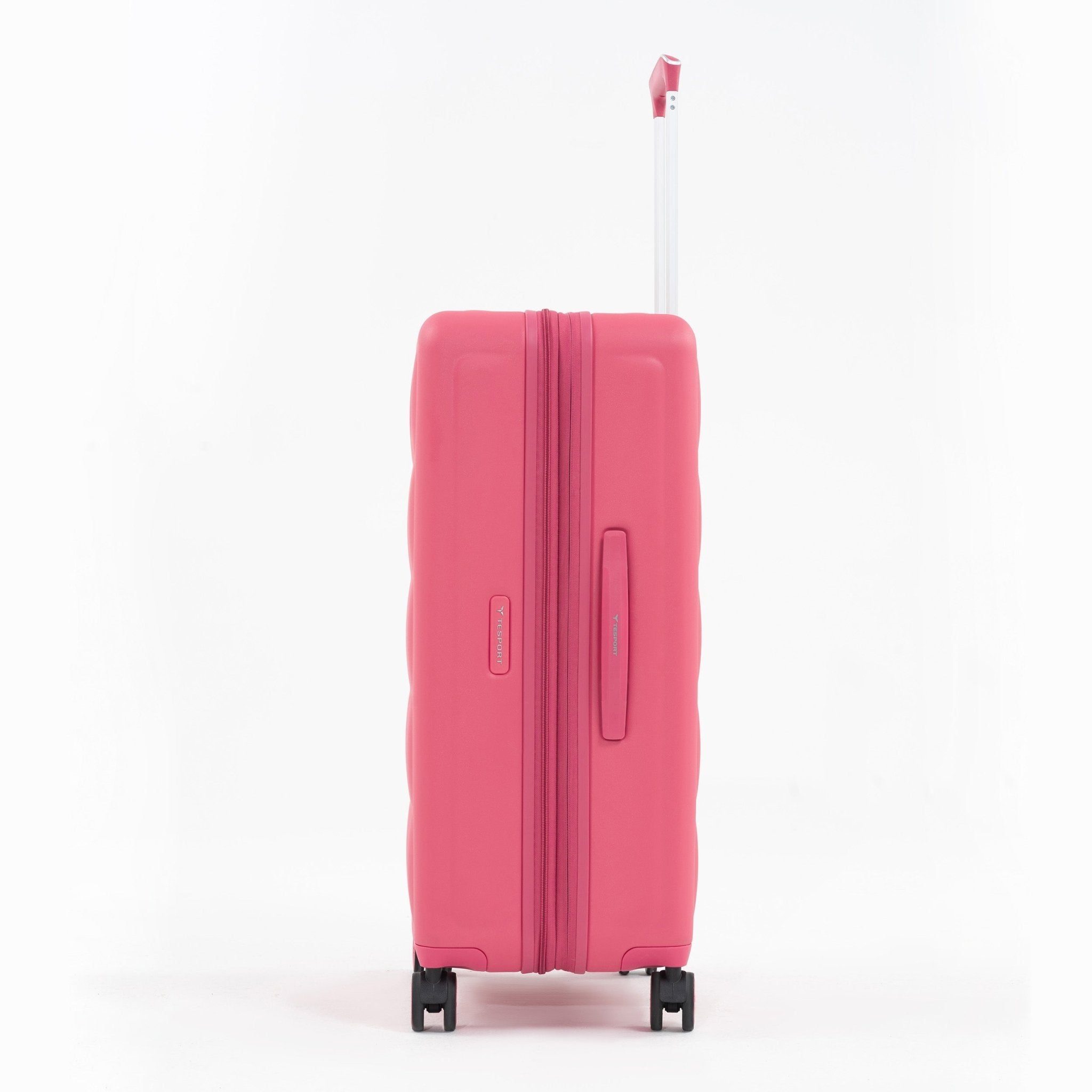 Tesport Cloud Large Check-In In Pink side view