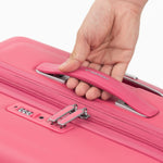Tesport Cloud Large Check-In In Pink comfort handle