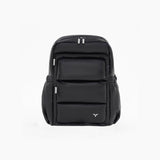 Tesport Cloud Medium Backpack in Black front view