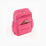 Tesport Cloud Medium Backpack in Pink book storage