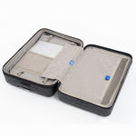 Tesport Cloud Medium Check-In In Black interior storage