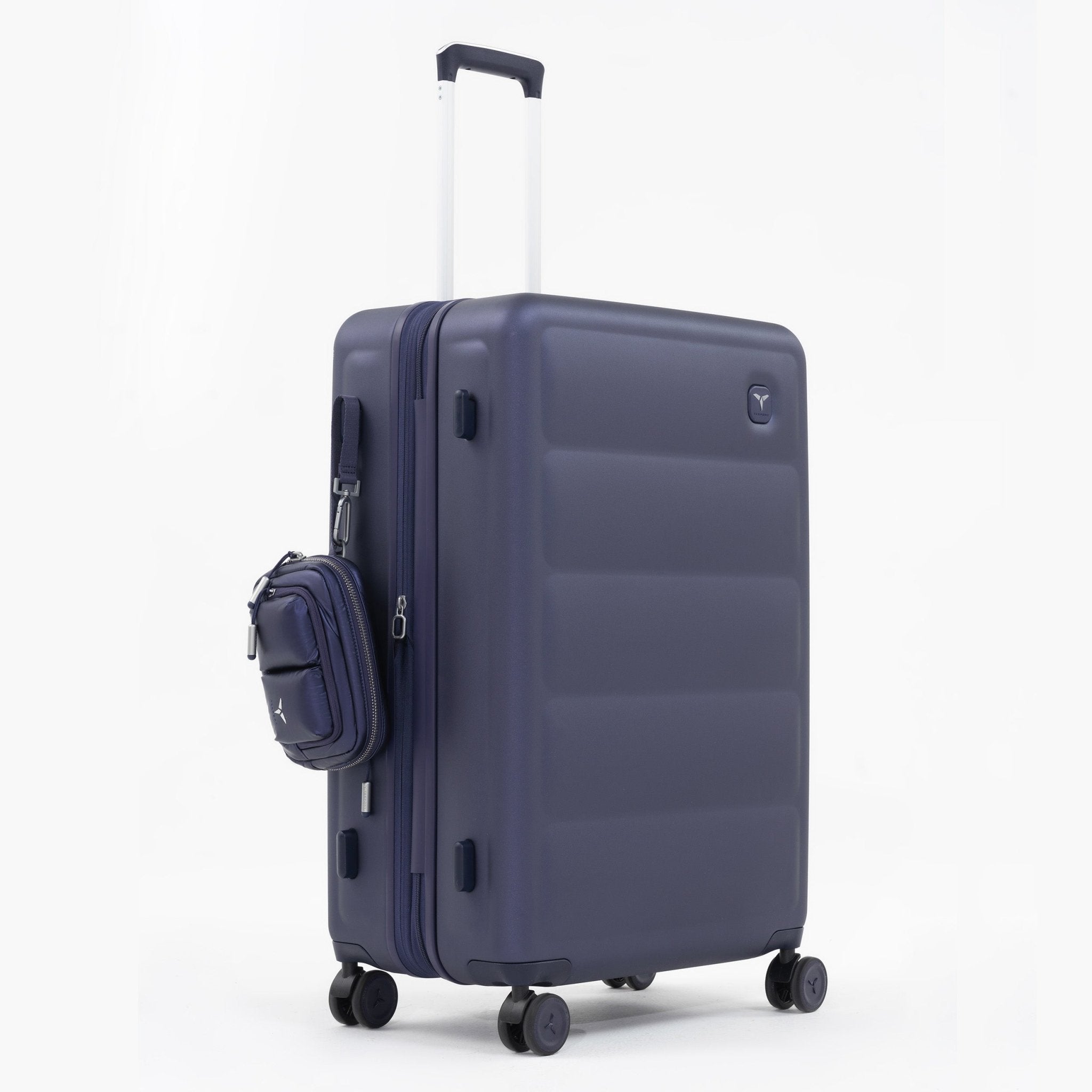 Tesport Cloud Medium Check-In In Navy with accessories