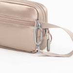 Tesport Cloud Mini Pouch in Champagne wrist wrap detail