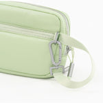 Tesport Cloud Mini Pouch in Apple Green wrist wrap detail