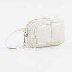 Tesport Cloud Mini Pouch in White angled view