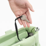 Tesport Cloud Tote in Apple Green with key holder