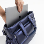 Tesport Cloud Tote in Navy laptop storage