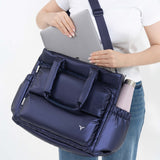 Tesport Cloud Tote in Navy laptop storage