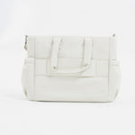 Tesport Cloud Tote in White back view