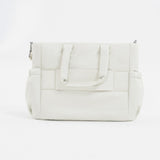 Tesport Cloud Tote in White back view